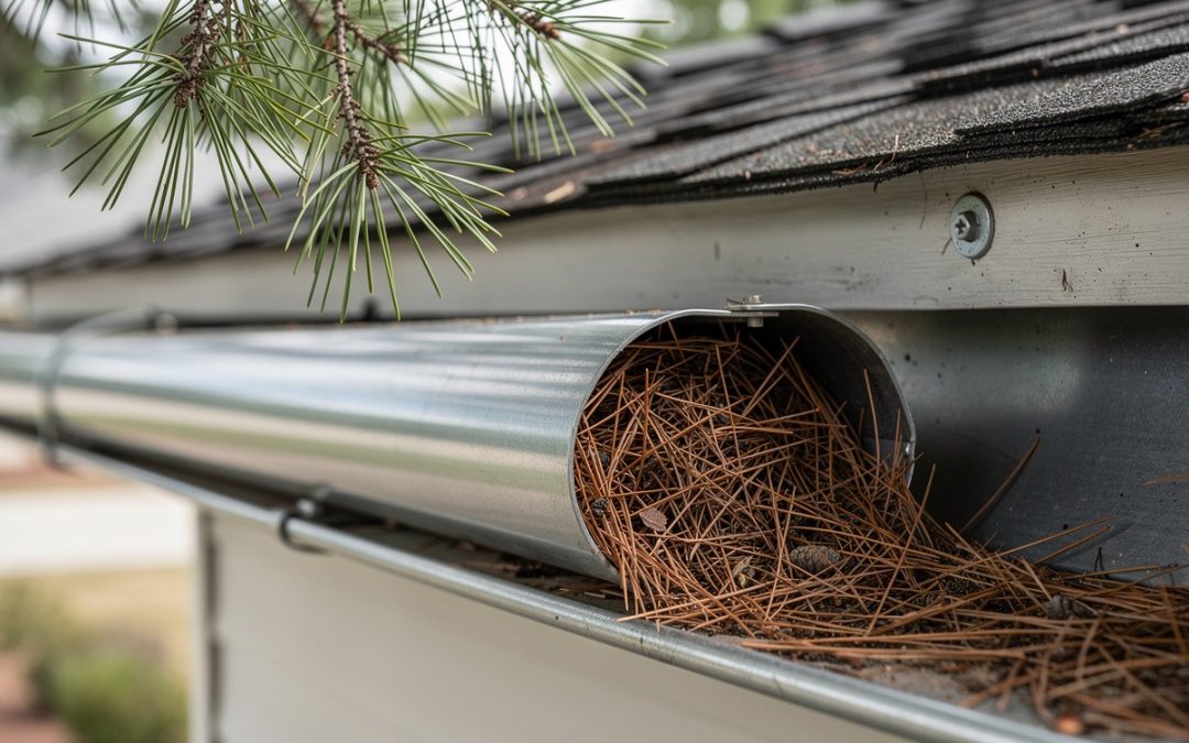 Pine Needles In Gutters: Risks, Removal, And Prevention